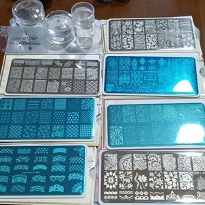 Nail stamping set